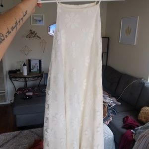 White Daisy flower dress